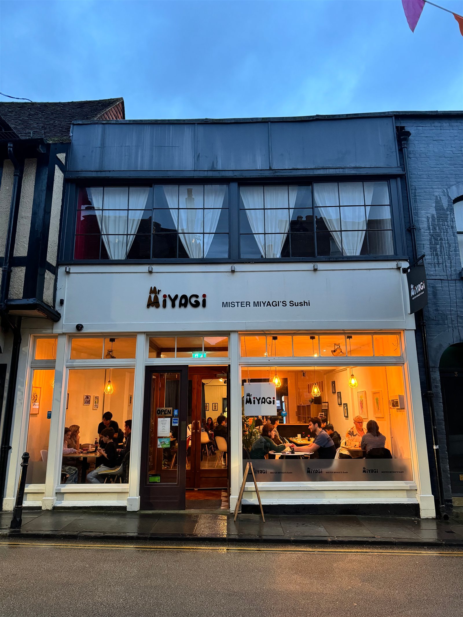 Mister Miyagi's Sushi restaurant on Orange Street, Canterbury